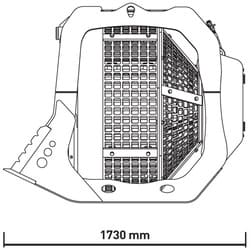 Просеивающий ковш MB-S14 S4 Габариты-1